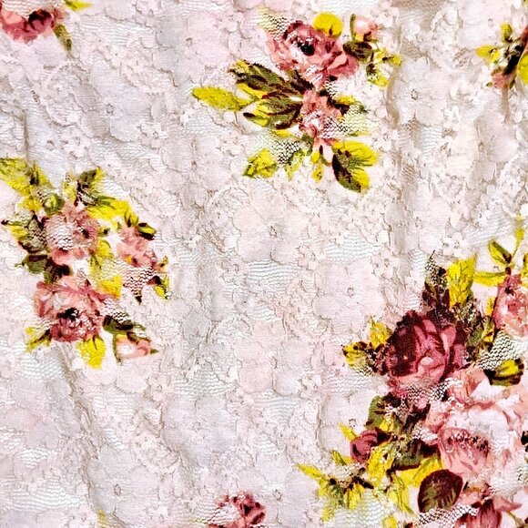 Forever 21 Pink Floral Dress - Size Small - Picture 7 of 7